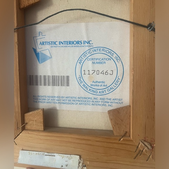 Original Oil Painting Nbele Bantu Girl 70s African Signed Fobis 12” x 14” - Picture 4 of 7